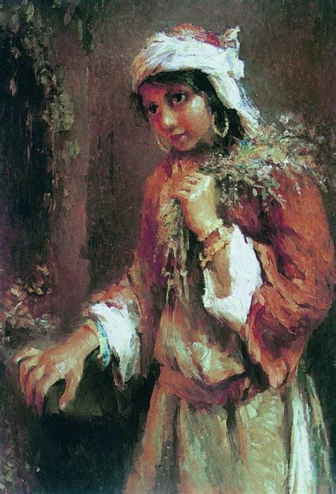 Gypsy Painting Konstantin Yegorovich Makovsky Oil Paintings