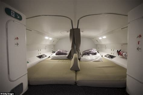Fascinating Pictures Show The Secret Bedrooms Where Plane Crews Sleep