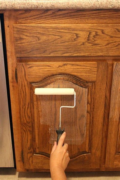 I don't have a sprayer and didn't want to pay anyone to do the job. How to Paint Kitchen Cabinets without Sanding | Old ...