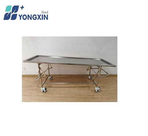 Yxz D F Full Stainless Steel Funeral Embalming Table China Treatment Table And Hospital