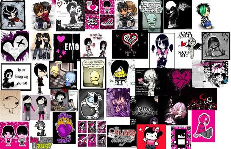 Emo Collage By Whi4576s On Deviantart