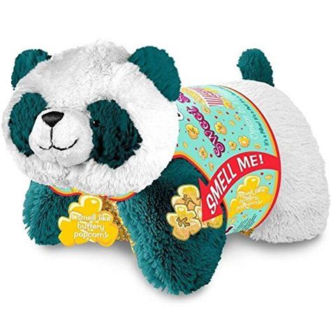 Pillow Pets Sweet Scented Popcorn Panda Stuffed Animal