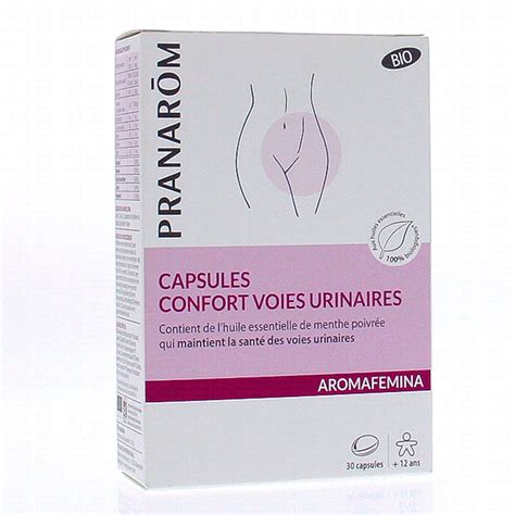 Pranarom Aromafemina Capsules Confort Voies Urinaires Bio X30