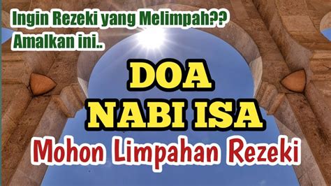 Doa Nabi Isa Dalam Al Quran Memohon Rezeki Hidangan Dari Langit YouTube
