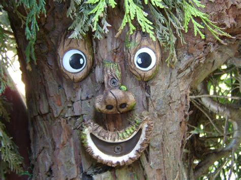 Zcaukya tree face decor glow eyes in dark, fun old man tree sculpture outdoor yard art garden decorations, 4 pieces. Tree Face - garden ornament, sculpture, statue, tree decoration, tree art, gifts | eBay