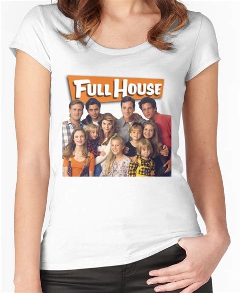 Full House Case Fitted Scoop T Shirt By Islandinthesun Full House