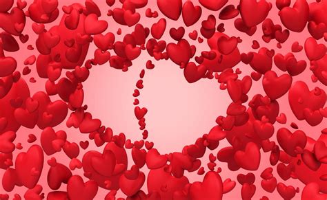 Valentines Day Hearts Lots Wallpaper Hd Holidays 4k Wallpapers