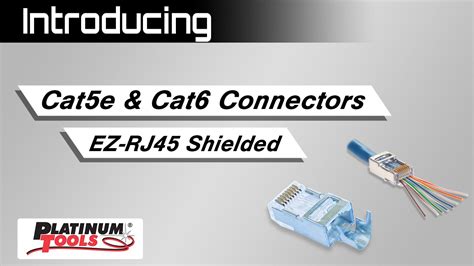 Introducing Cat5e And Cat6 Connectors Ez Rj45 Shielded Doovi