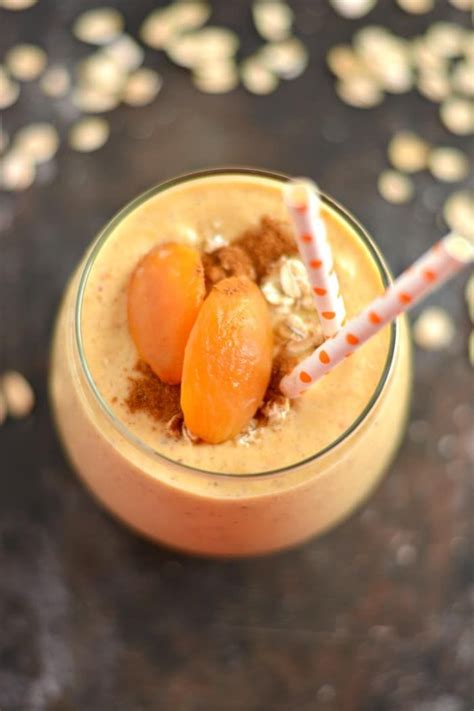 15 favorite low calorie smoothie recipes for weight watchers. This Cinnamon Oat Apricot Smoothie is thick, creamy & bursting with sweet cinnamon flavors. This ...