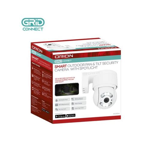 Orion Grid Connect 3mp Smart Outdoor Pan And Tilt Security Camera