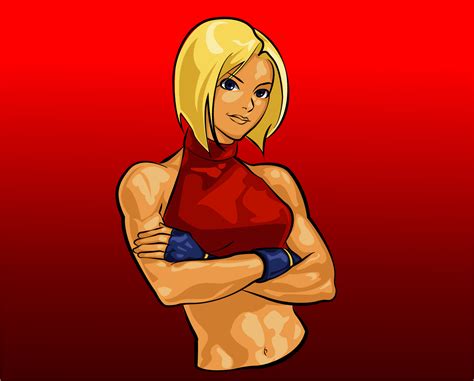 Blue Mary Women Fighters Team King Of Fighters Kof Snk Games Capcom