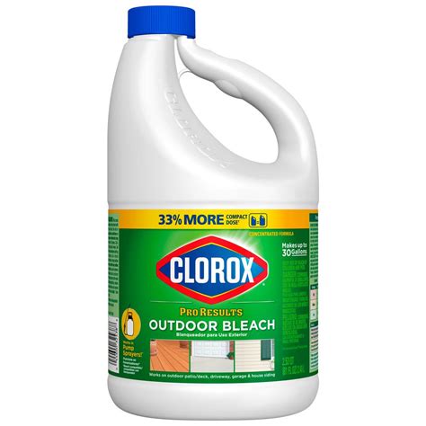 Clorox 81 Oz Pro Results Concentrated Liquid Outdoor Bleach Cleaner