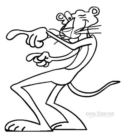 Pink panther cartoon coloring pages download and print for free