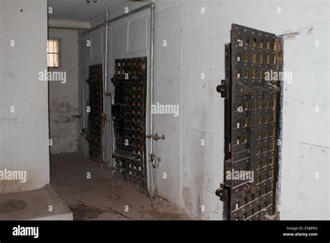 Prison Cell Doors At Mono County Jail In Bridgeport California Built