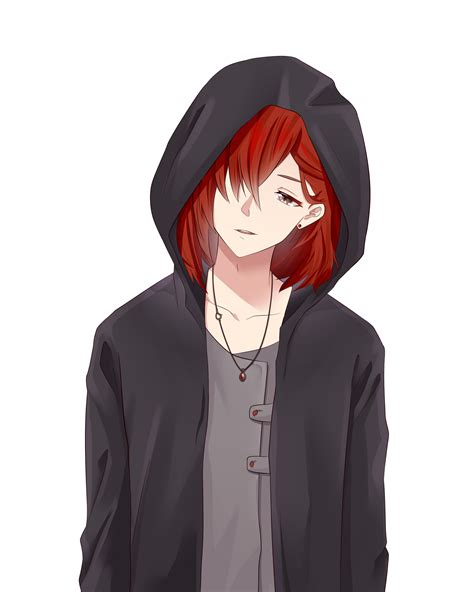 Anime Boy With Red Hair