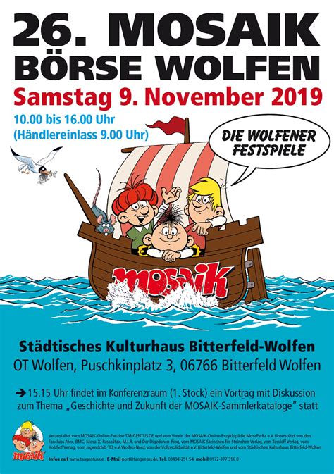 Protecting your personal data is a major concern. MOSAIK-Börse Wolfen 2019