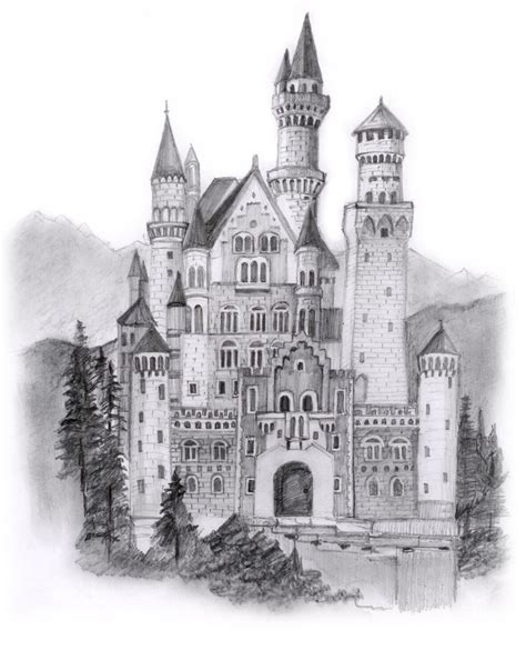 Albums 90 Images How To Draw A Castle On A Map Sharp