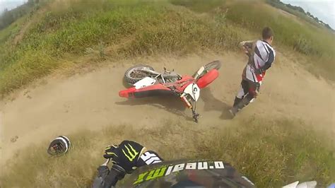 Brutal Dirt Bike Crash Gopro Youtube