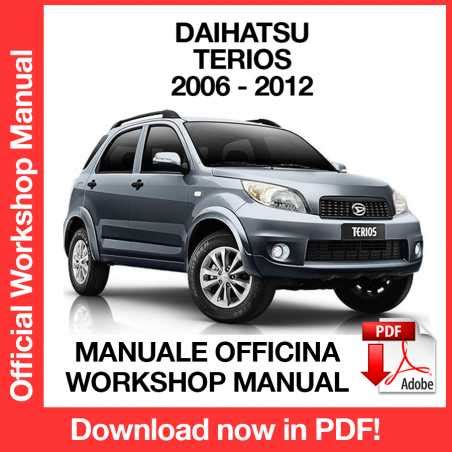 Workshop Manual Daihatsu Terios J En