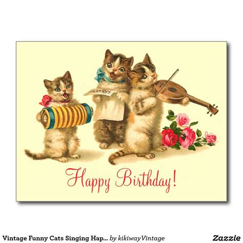 This is my cat, her name is lulu. Pin by krystyna on Kittycats | Vintage birthday cards ...