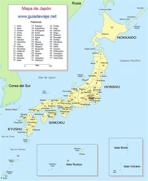 Mapa De Japón