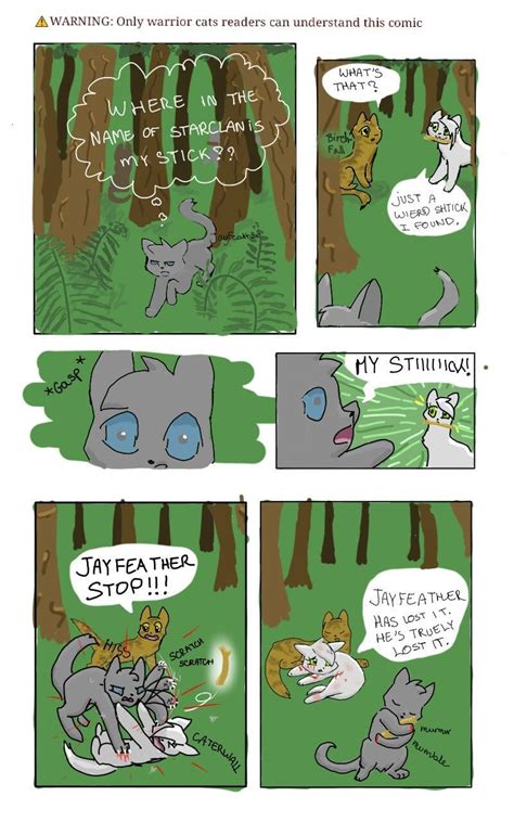 Warrior cats memes that will make you laugh youtube. I don't ship the stick but this is funny honestly NOT mine ...