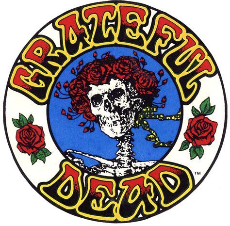 Grateful Dead Logo Music Rock Band Symbol White Original Digital Art By