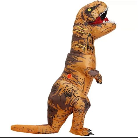 Traje Disfraz Inflable Forma Dinosaurio T Rex Para Adulto Mercado Libre