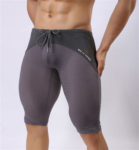 Brave Person Summer Style Breathable Mesh Men Tight Casual Shorts