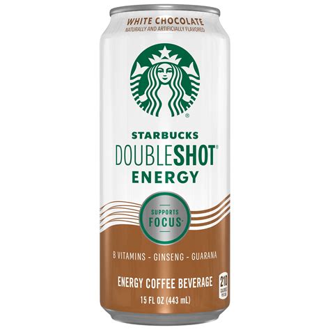 Starbucks Doubleshot Energy White Chocolate Coffee Energy Drink 15 Oz
