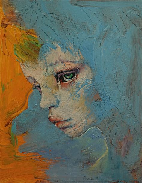 Blue Painting By Michael Creese Fine Art America