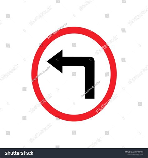 Traffic Signs Collection Vector One Way Stock Vector Royalty Free