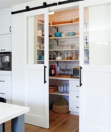 I Love This Double Sliding Bard Door Situation For A Pantry Smart