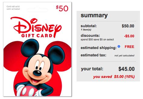 Disney gift card generator is a place where you can get the list of free disney redeem code of value $5, $10, $25, $50 and $100 etc. Target.com: $50 Disney Gift Card ONLY $45 Shipped - Hip2Save
