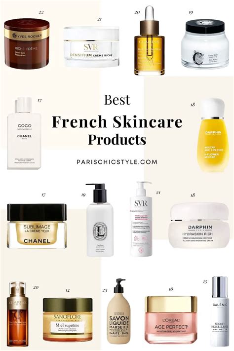 23 Best French Skincare Products Luxury France Cosmetic Brands