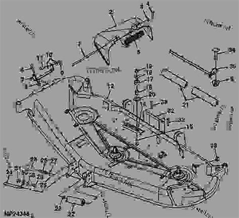 John Deere 54 Inch Mower Deck Schematic
