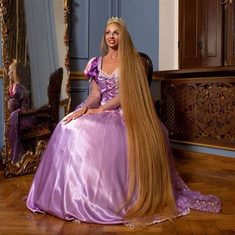 Real Life Rapunzel Shows Off Two Metre Long Hair In Incredible Disney