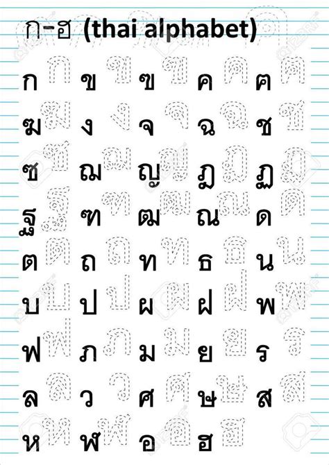 Thai Alphabet Royalty Free Cliparts Vectors And Stock Illustration