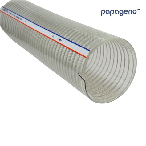 Small Diameter Flexible Steel Wire Reinforced Spring Pvc Hose Pipe