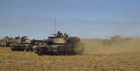 Fileaustralian Army Abrams Tanks During Exercise Koolendong At