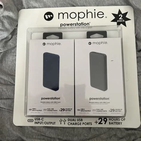 Mophie Powerstation 2 Pack 8000 Mah Portable Battery With Usb C Usb A