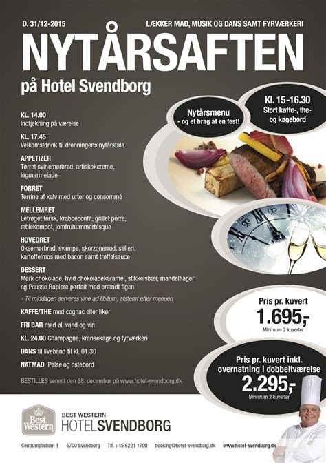 Nytårsaften På Best Western Hotel Svendborg 2015