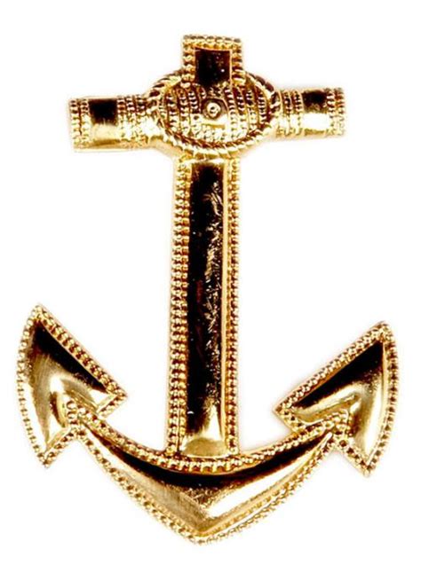 Anchor Pin For Shoulder Lapels Of Navy Jacket All Artifacts The