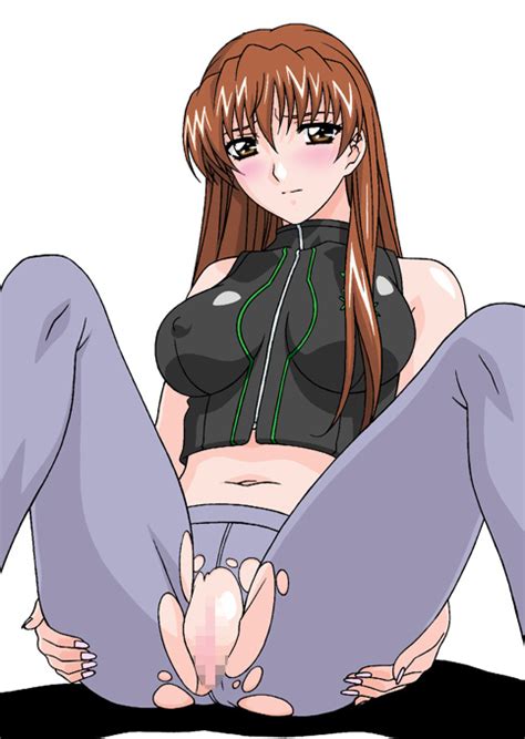 Rudoni Kasumi Doa Dead Or Alive Tecmo 1girl Blush Breasts Brown Eyes Brown Hair