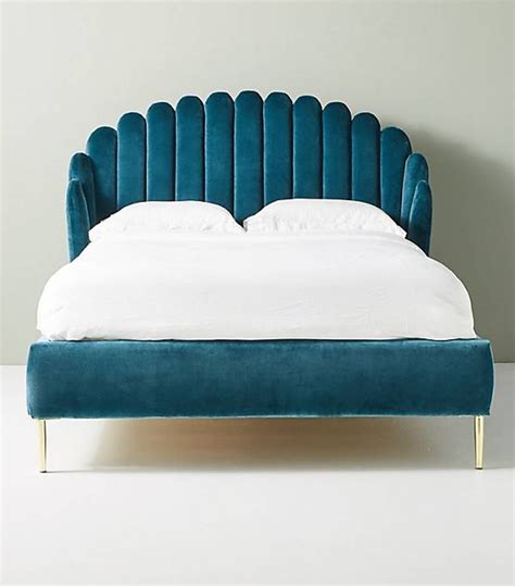 All over the world, every minute, peoples purchase queen bed frames from the online market. Design & Décor | Velvet bed frame, Bedroom headboard, Teal ...