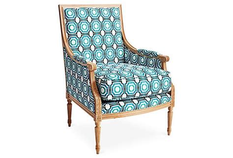 If your family room or den needs a refresh, consider a cheerful turquoise sectional set with a coordinating ottoman to add some brilliant jewel tones into the mix. Phillip Accent Chair, Turquoise/Natural on OneKingsLane ...