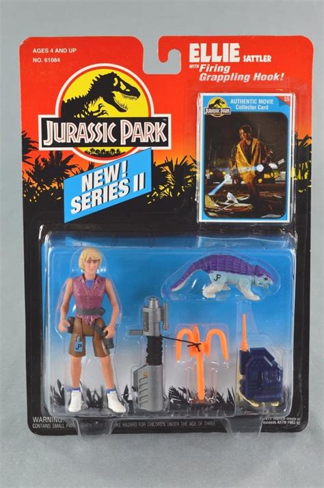 Jurassic Park Series 2 Ellie Sattler With Firing Grappling Hook Kenner New 1880152746