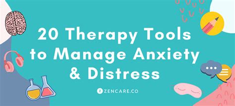 20 Therapy Tools To Manage Anxiety And Distress