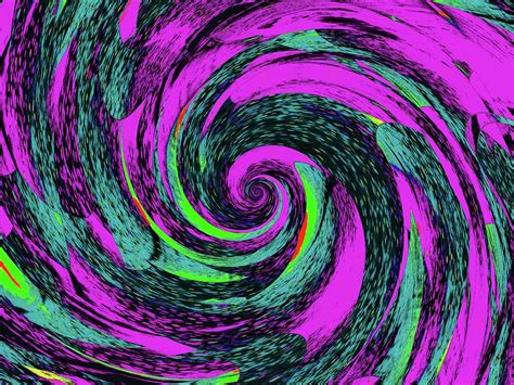 Psychedelic Swirl Art Digital Art By Brahma Paningkas Jagad Fine Art