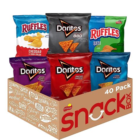 Frito-Lay Ruffles & Doritos Bold Mix Variety Pack, 40 Pack? EXP 1/30